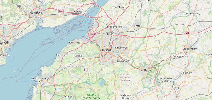 Map of the Bristol area we cover